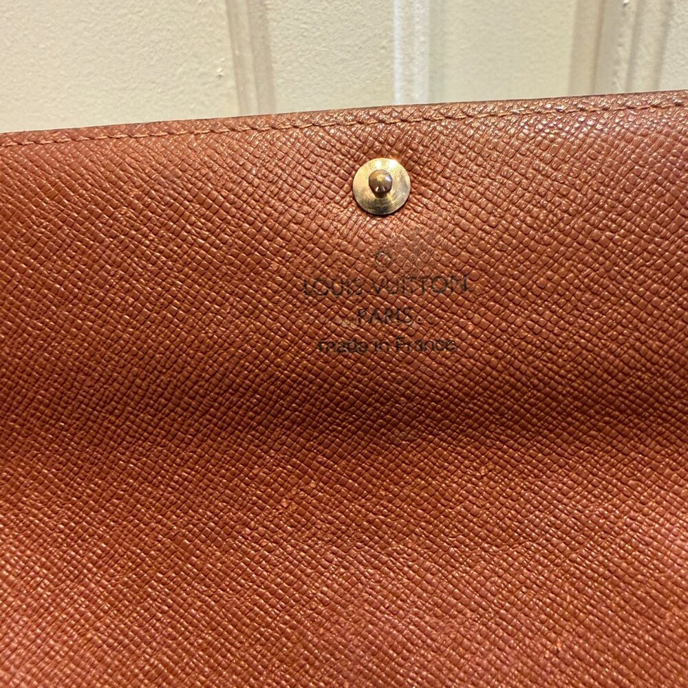 Louis Vuitton Monogram Portefeuille Sara Long Wallet Bifold COA Incl. - Picture 4 of 13